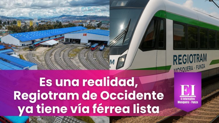 ¡Es una realidad! Regiotram de occidente ya tiene vía férrea lista