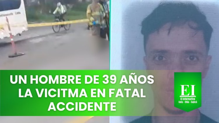Fallece motociclista en la vía Cota – Chía: se confirma que era un hombre de 39 años