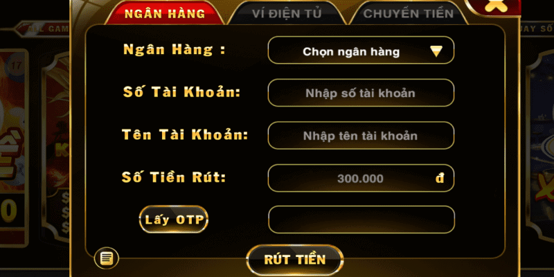 Hướng dẫn các bước rút tiền Rik789