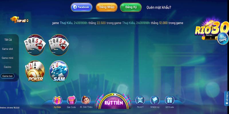 Rio66 - Cổng game đổi thưởng quốc tế được đánh giá cao 2 Rio66 anh em sẽ không thể bỏ qua sảnh game bài uy tín nơi đây mang lại